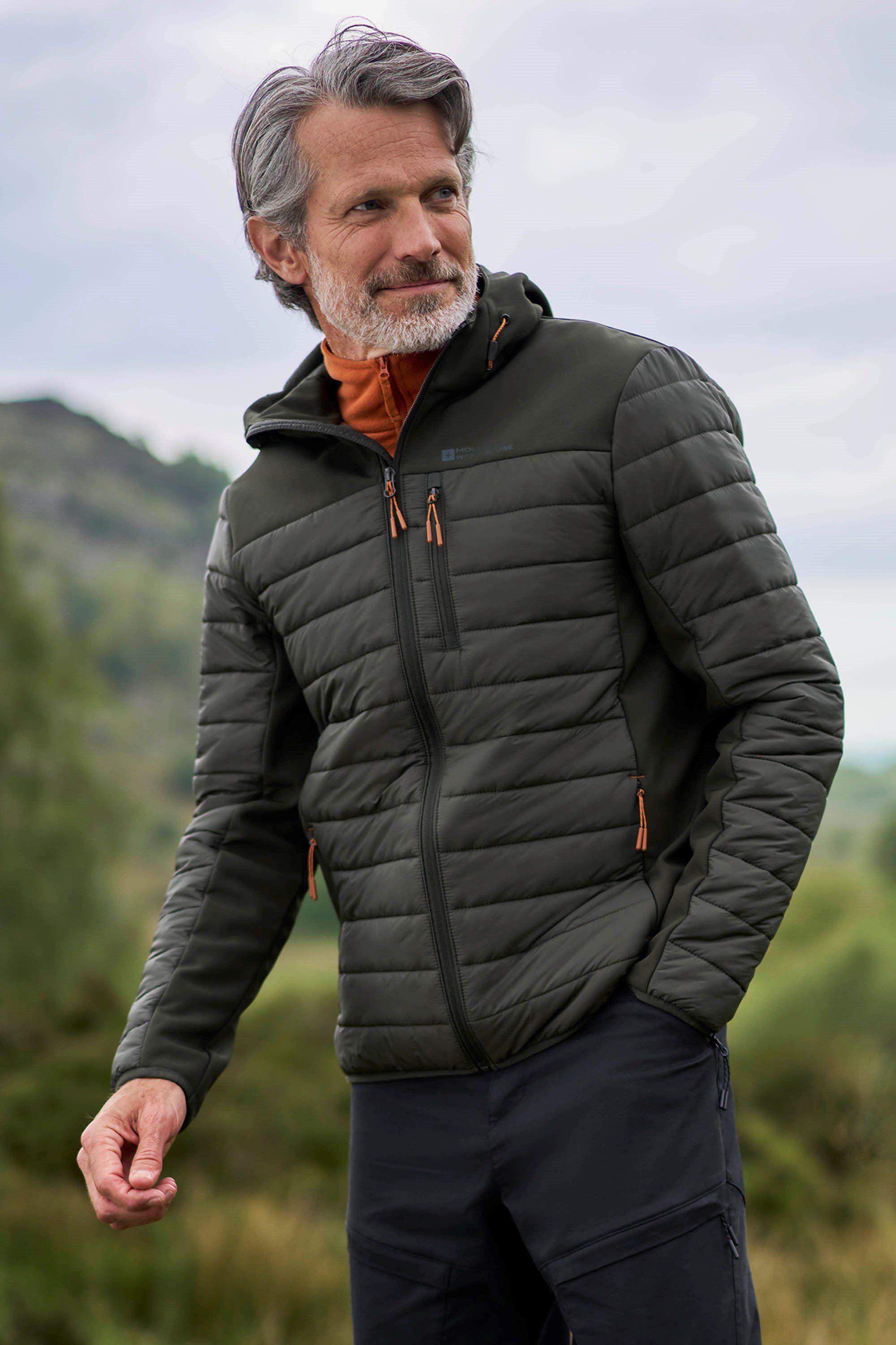 'Turbine' Lightweight Padded Softshell Stretch Panels Autumn Jacket by MOUNTAIN WAREHOUSE
