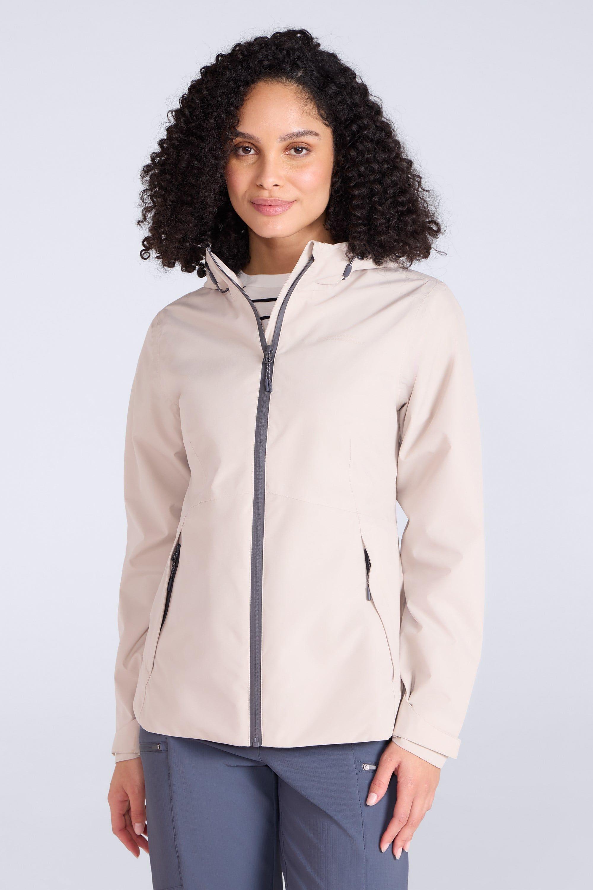 'Vancouver II' Lightweight Waterproof Casual Adjustable Hood Jacket by MOUNTAIN WAREHOUSE