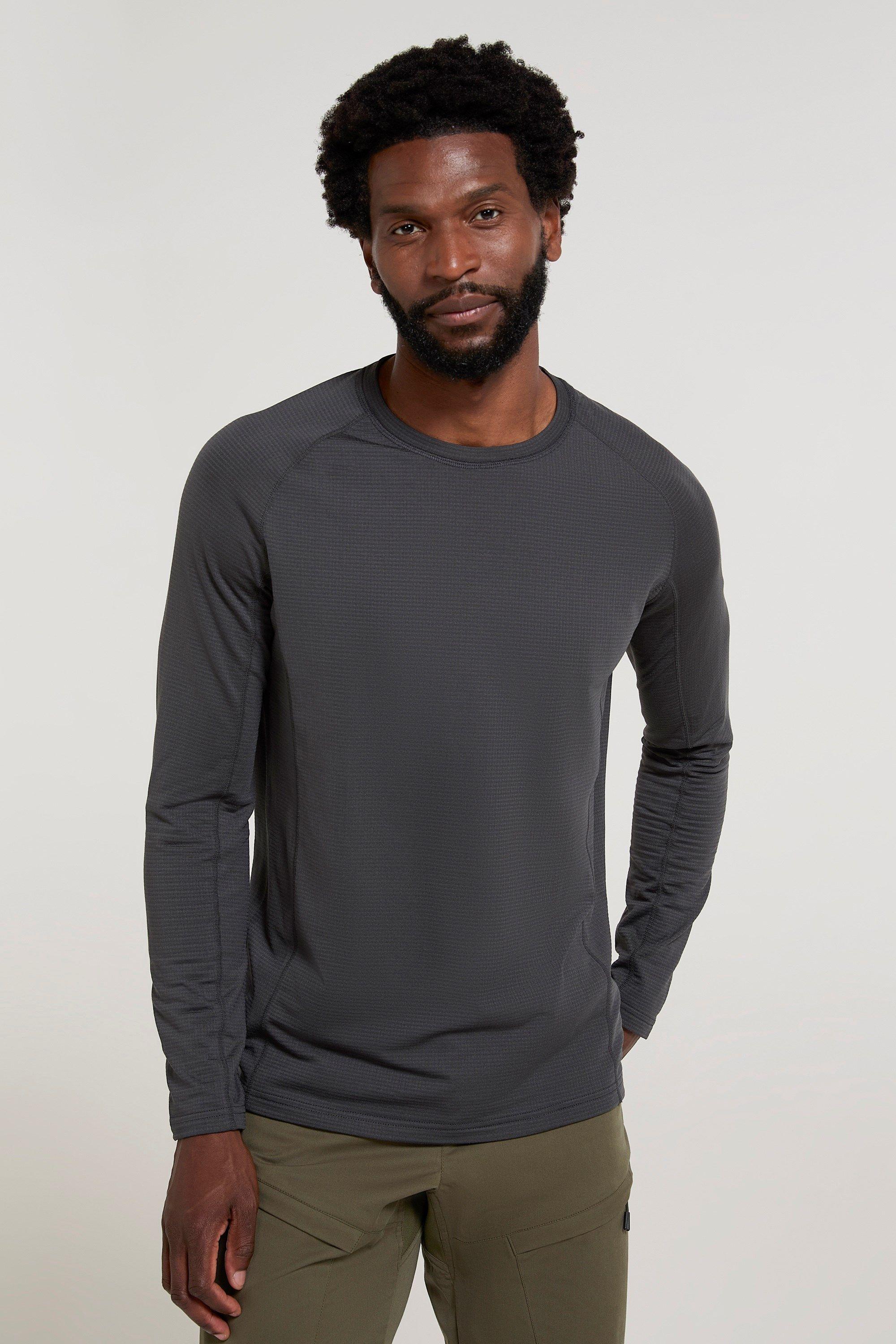 'Vermont' Breathable Long Sleeve Round Neck Thermal Baselayer Top by MOUNTAIN WAREHOUSE