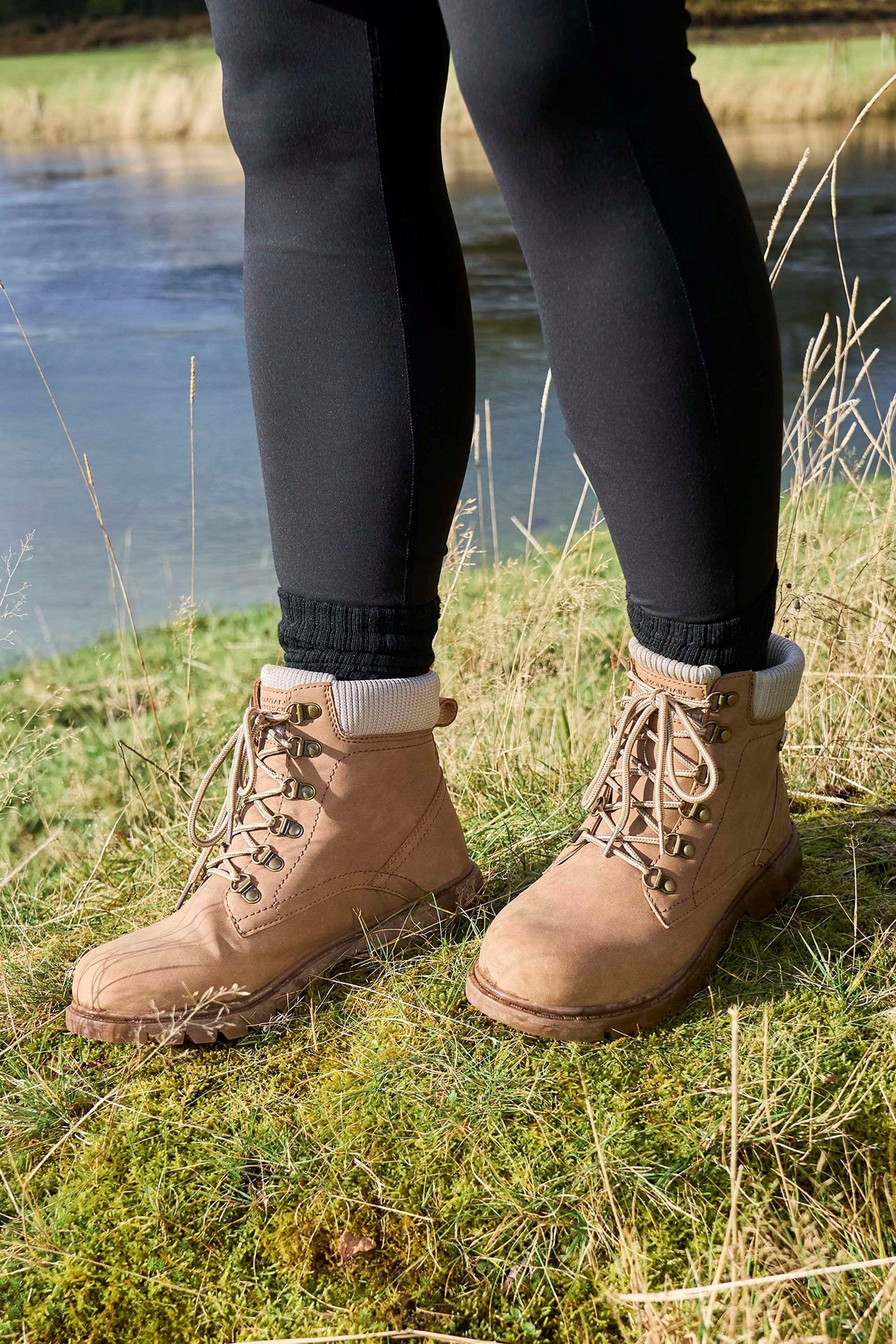 'Vienna' Waterproof Non Slip Casual Cushioned Lace Up Hiking Boots by MOUNTAIN WAREHOUSE