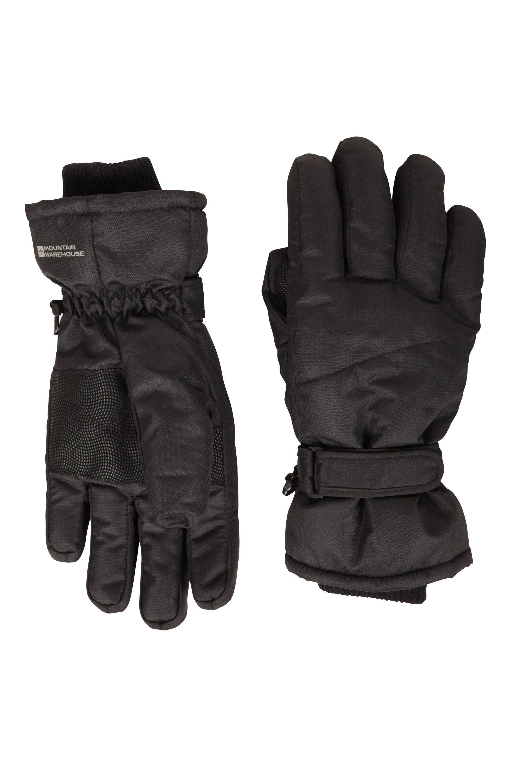 Warm and Cosy Waterproof Breathable IsoTherm Fur Lined Ski Gloves by MOUNTAIN WAREHOUSE