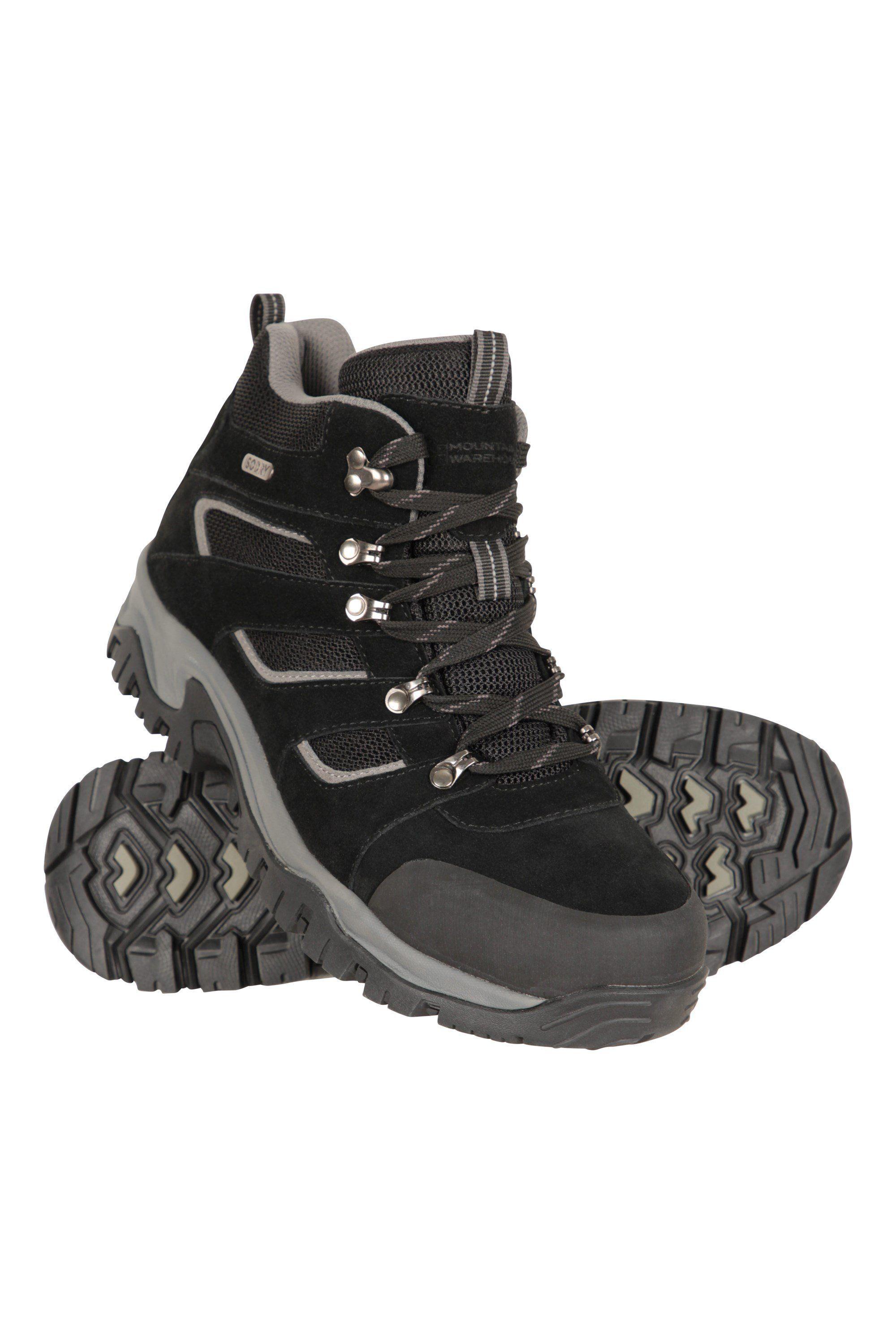 Waterproof Boots Suede & Mesh Walking Hiking Boot by MOUNTAIN WAREHOUSE