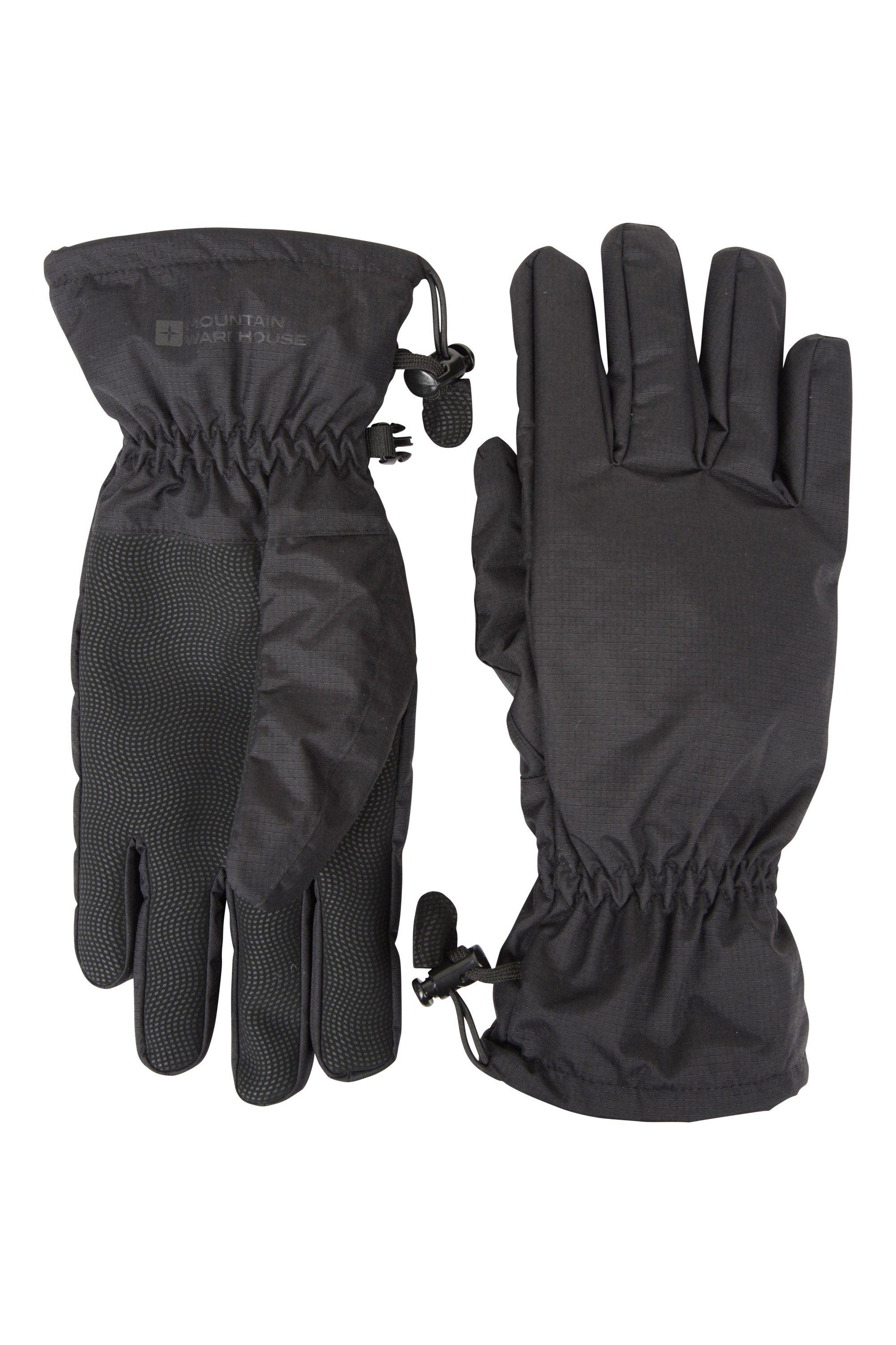 Waterproof Textured Palm Classic Fleece Lined Cycling Gloves by MOUNTAIN WAREHOUSE