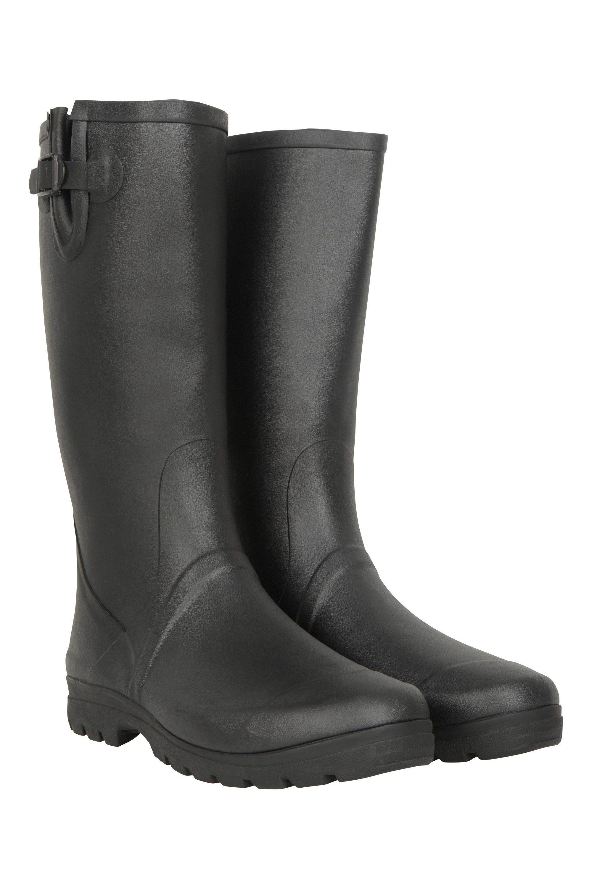 Wellies Cotton Lined Wellington Boots Waterproof Wellys by MOUNTAIN WAREHOUSE