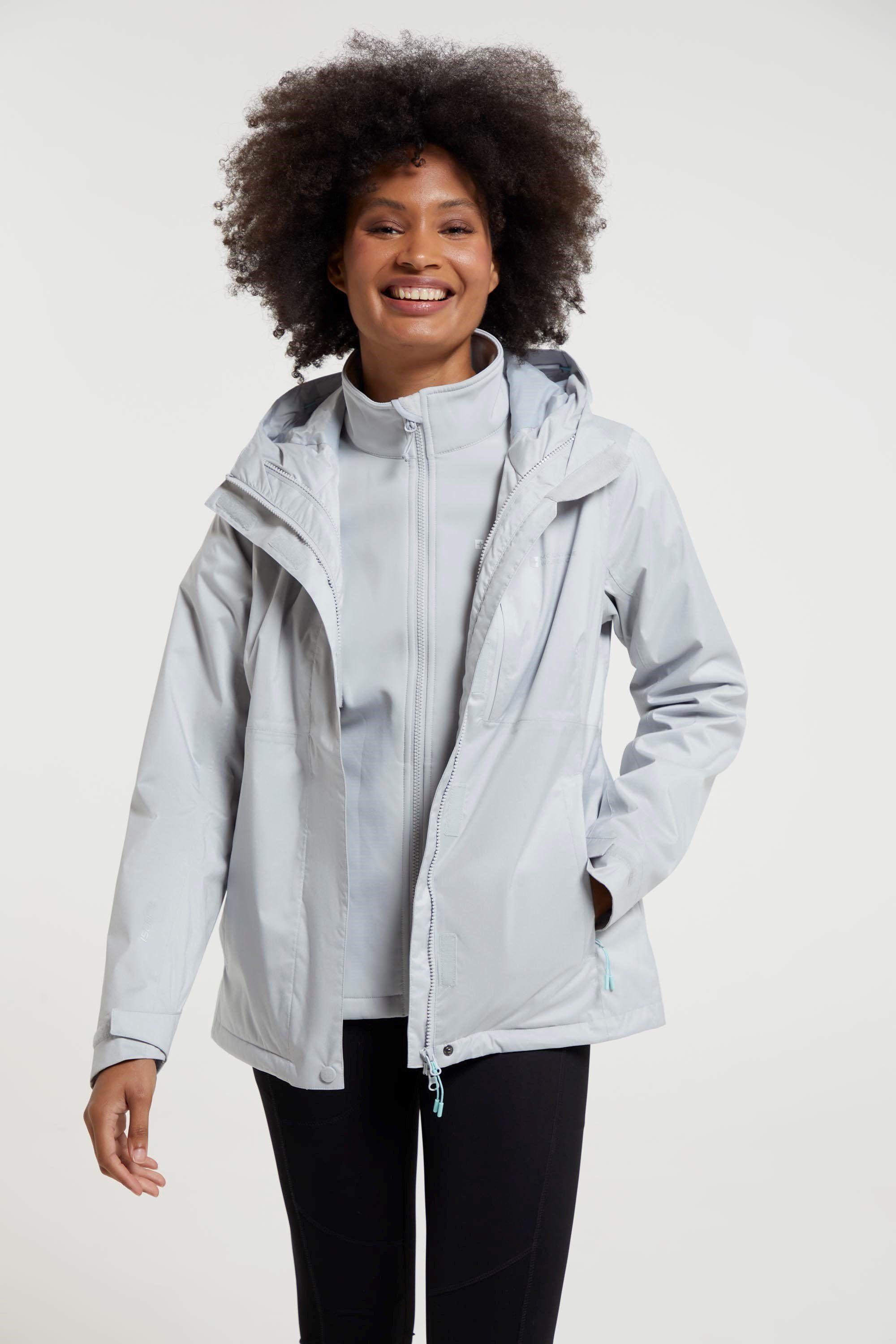 'Whirlwind' Waterproof Adjustable Hood Softshell Inner Jacket by MOUNTAIN WAREHOUSE 'Whirlwind' Waterproof Adjustable Hood Softshell Inner Jacket by MOUNTAIN WAREHOUSE