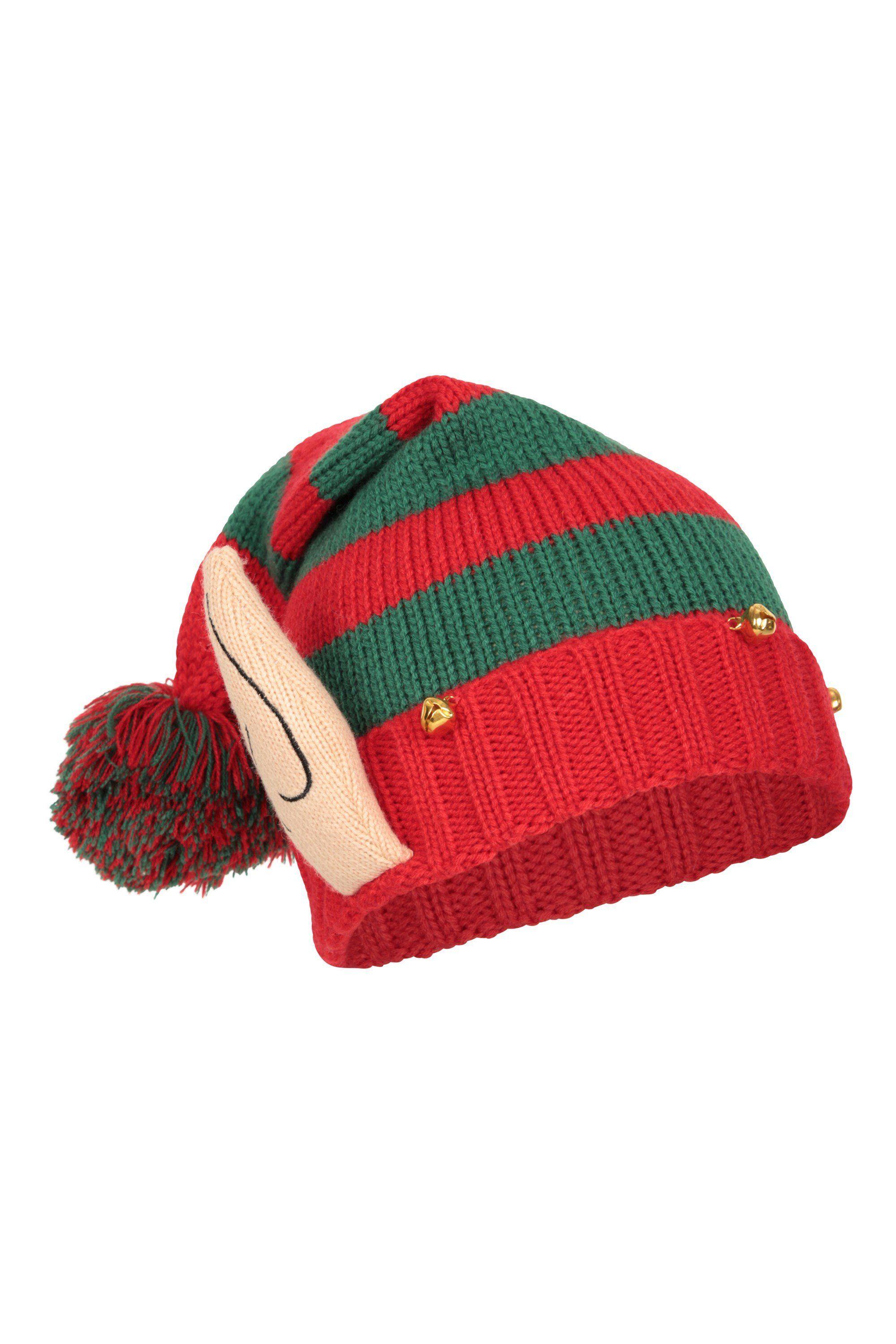 'Xmas Elf Ear' Warm and Cosy Lightweight Snug Cuff Padded Ears Beanie by MOUNTAIN WAREHOUSE