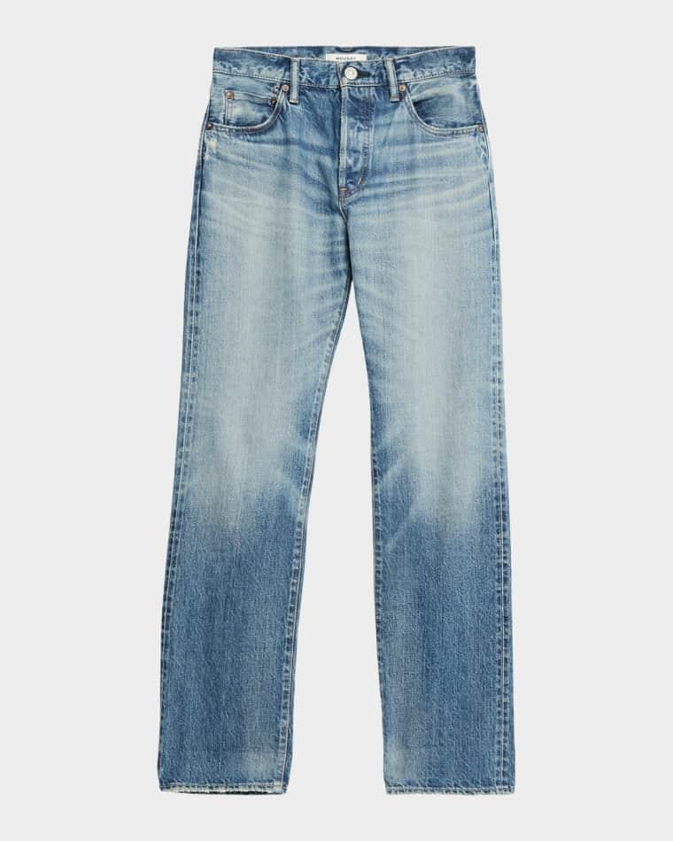 Deltona Straight Mid-Rise Jeans by MOUSSY VINTAGE