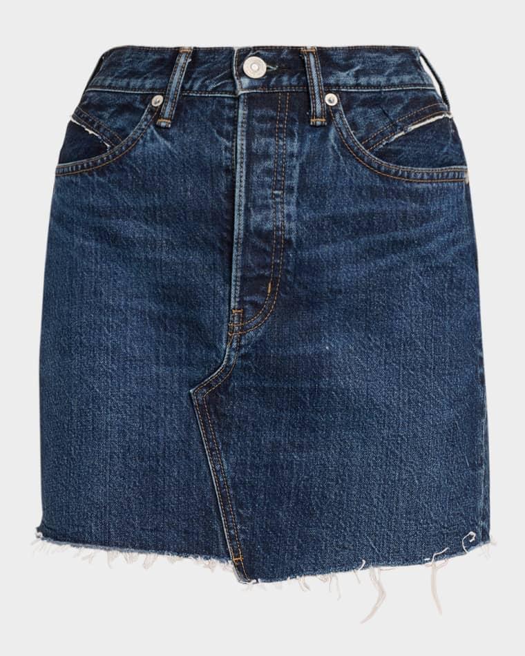 Duxbury Western Denim Mini Skirt by MOUSSY VINTAGE