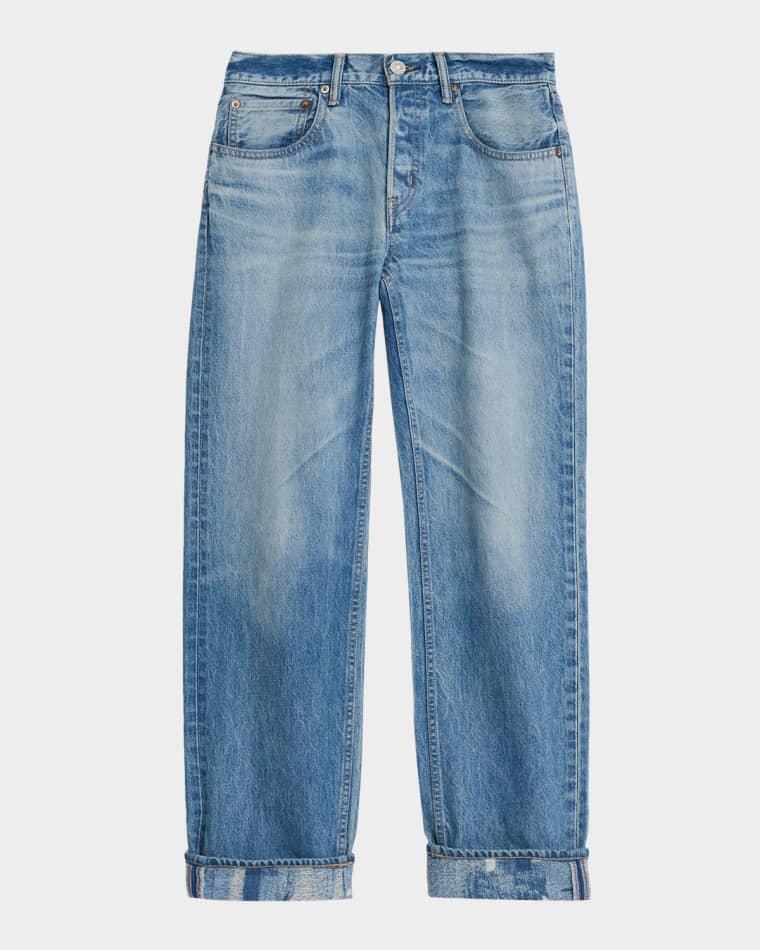 Hopkinton Straight Low-Rise Jeans by MOUSSY VINTAGE