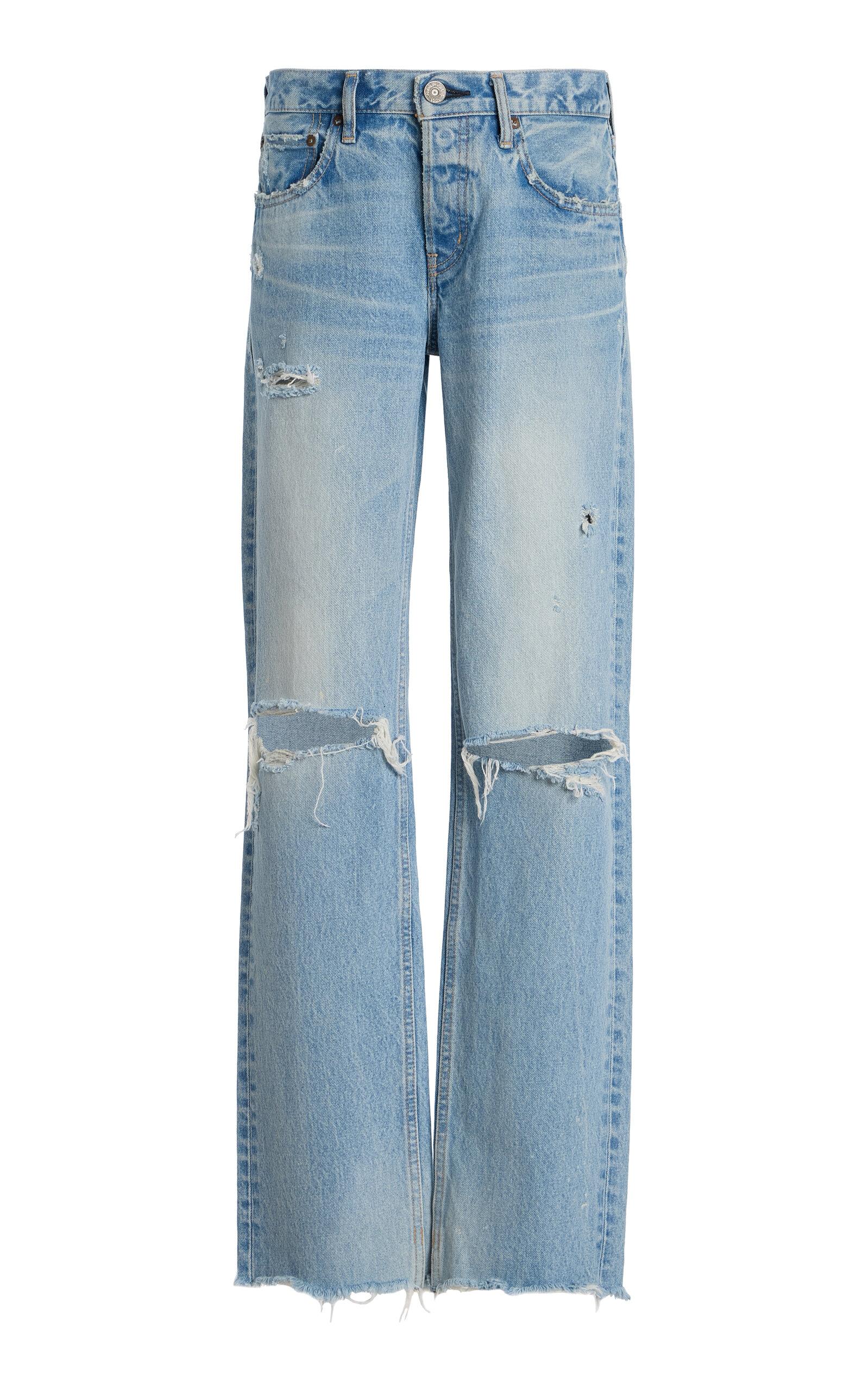 MOUSSY VINTAGE Odessa Rigid Low-Rise Straight-Leg Jeans - Moda Operandi by MOUSSY VINTAGE