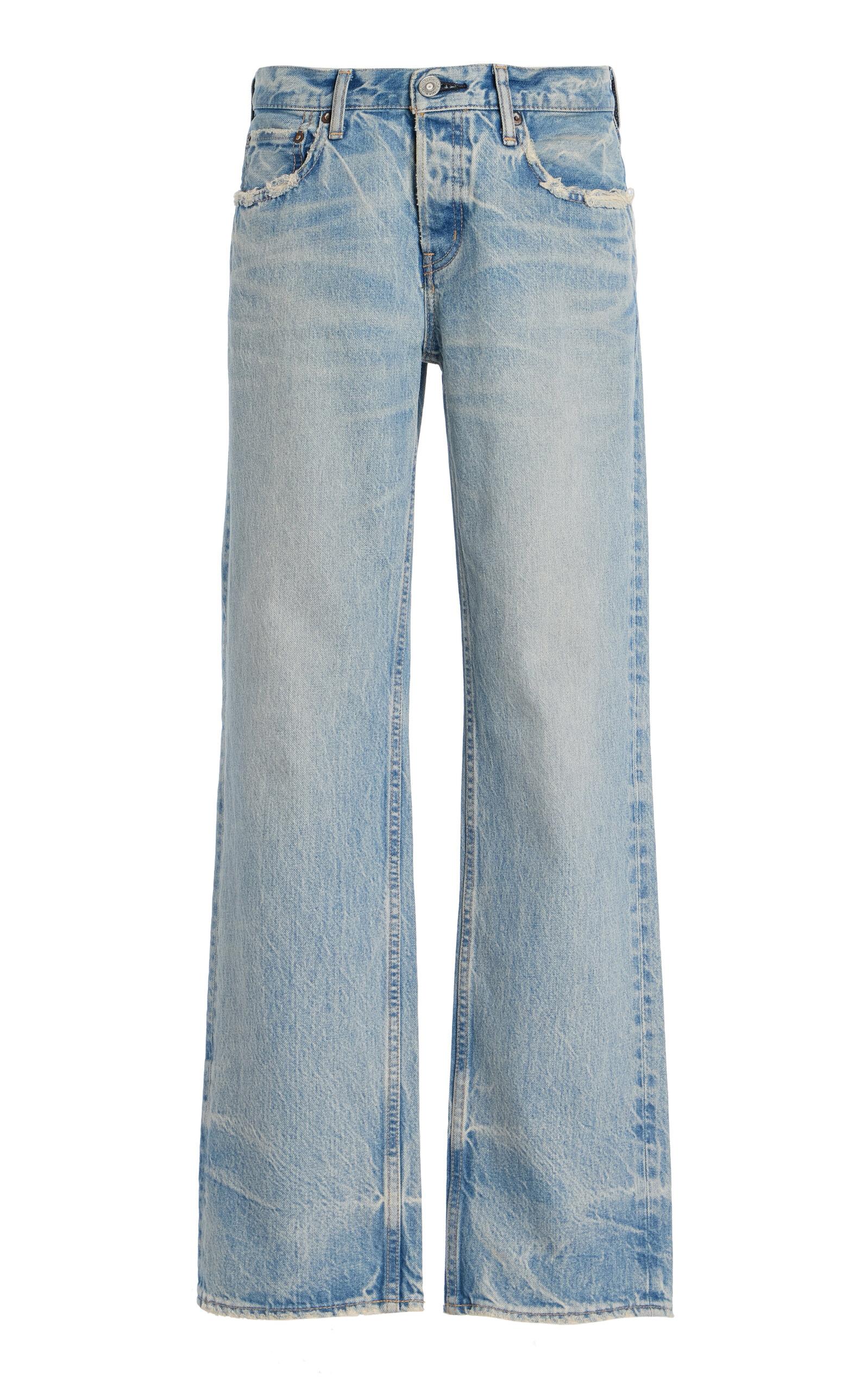 MOUSSY VINTAGE Wildwood Rigid Low-Rise Straight-Leg Jeans - Moda Operandi by MOUSSY VINTAGE