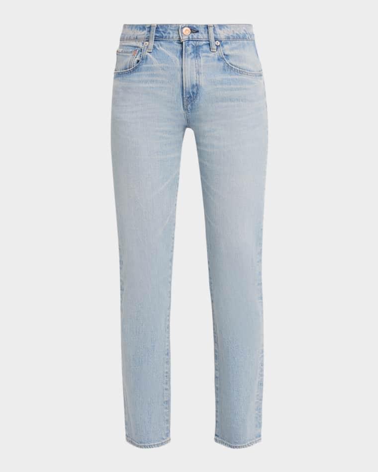 Mid-Rise Slim-Straight Jeans by MOUSSY VINTAGE