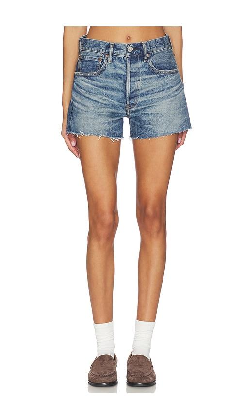 Moussy Vintage Bellingham Shorts in Blue by MOUSSY VINTAGE