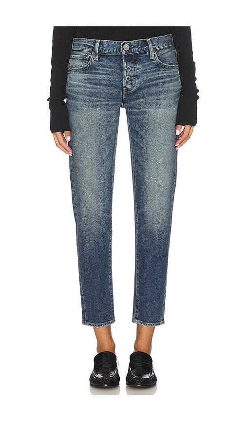 Moussy Vintage Brickell Tapered Jeans in Blue by MOUSSY VINTAGE