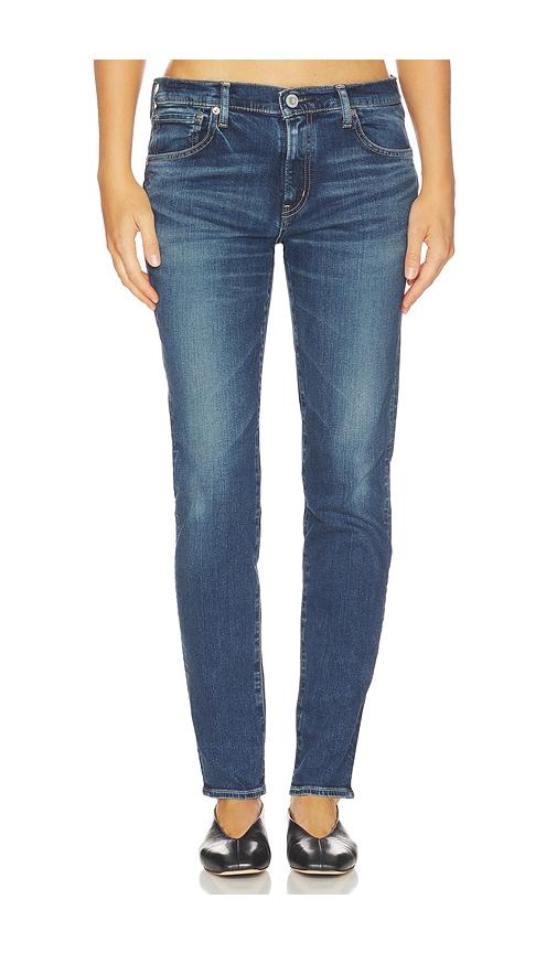 Moussy Vintage Glocester Skinny Long Jeans in Blue by MOUSSY VINTAGE
