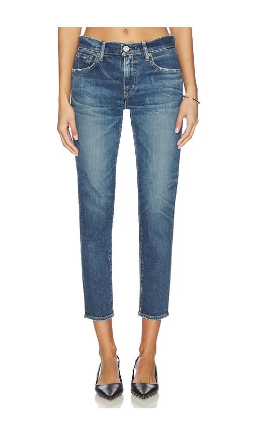 Moussy Vintage Holliston Skinny Jeans in Navy by MOUSSY VINTAGE