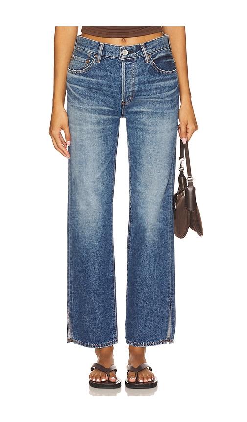 Moussy Vintage Sunset Straight Jeans in Blue by MOUSSY VINTAGE