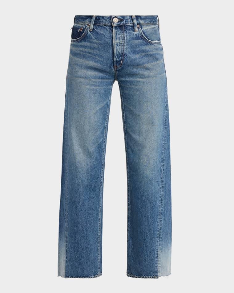 Wide-Leg Paneled Jeans by MOUSSY VINTAGE