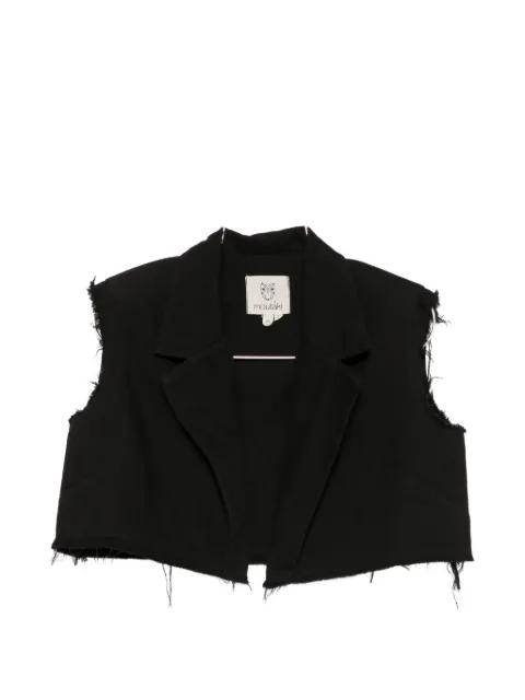 frayed-hem jacket by MOUTAKI