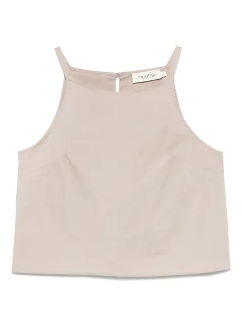 stretch-cotton tank top by MOUTAKI