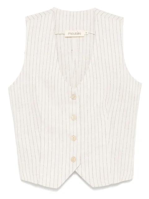 striped vest by MOUTAKI