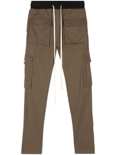 logo-embroidered drawstring cargo trousers by MOUTY