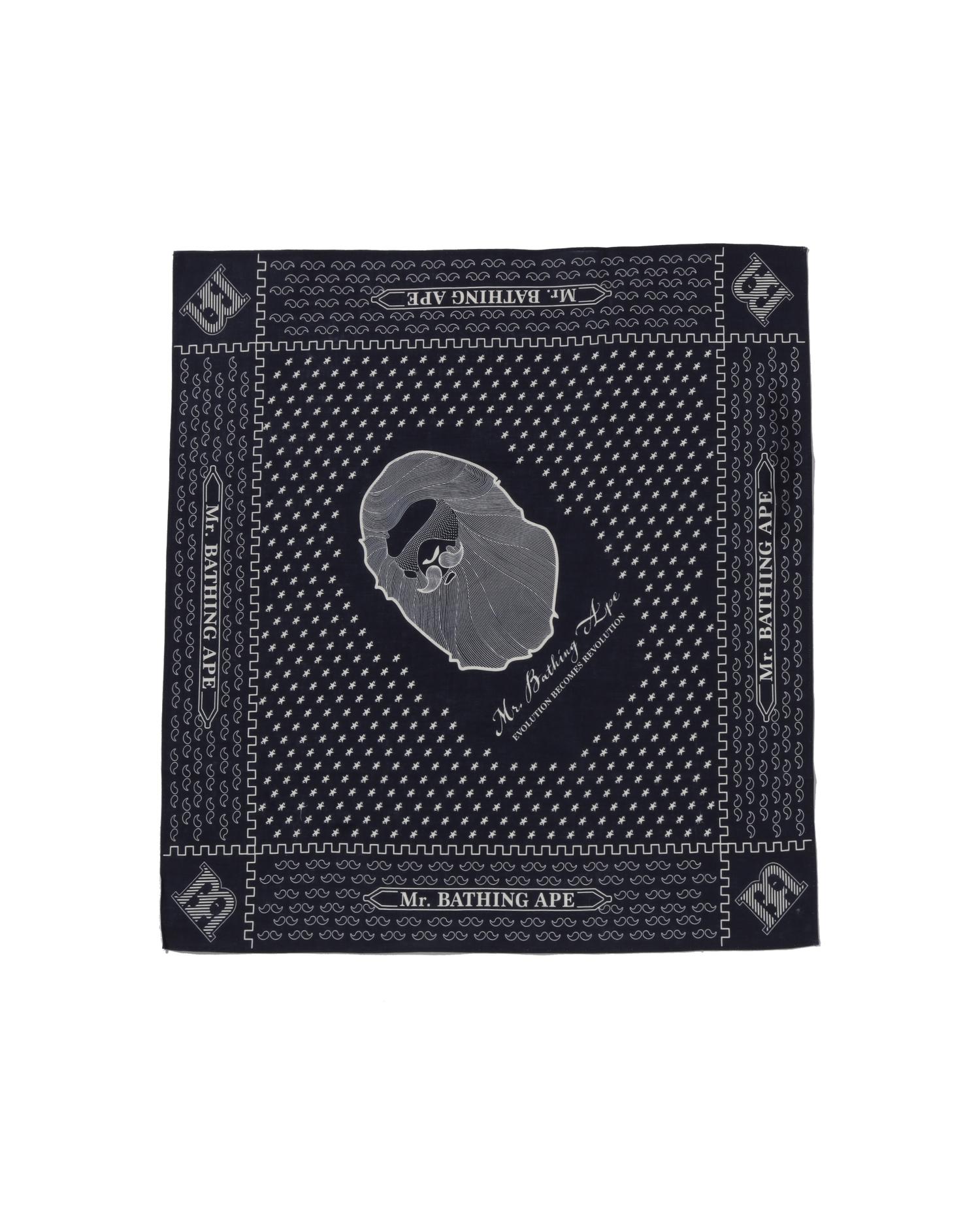 Cotton Printed Bandana by MR. BATHING APE