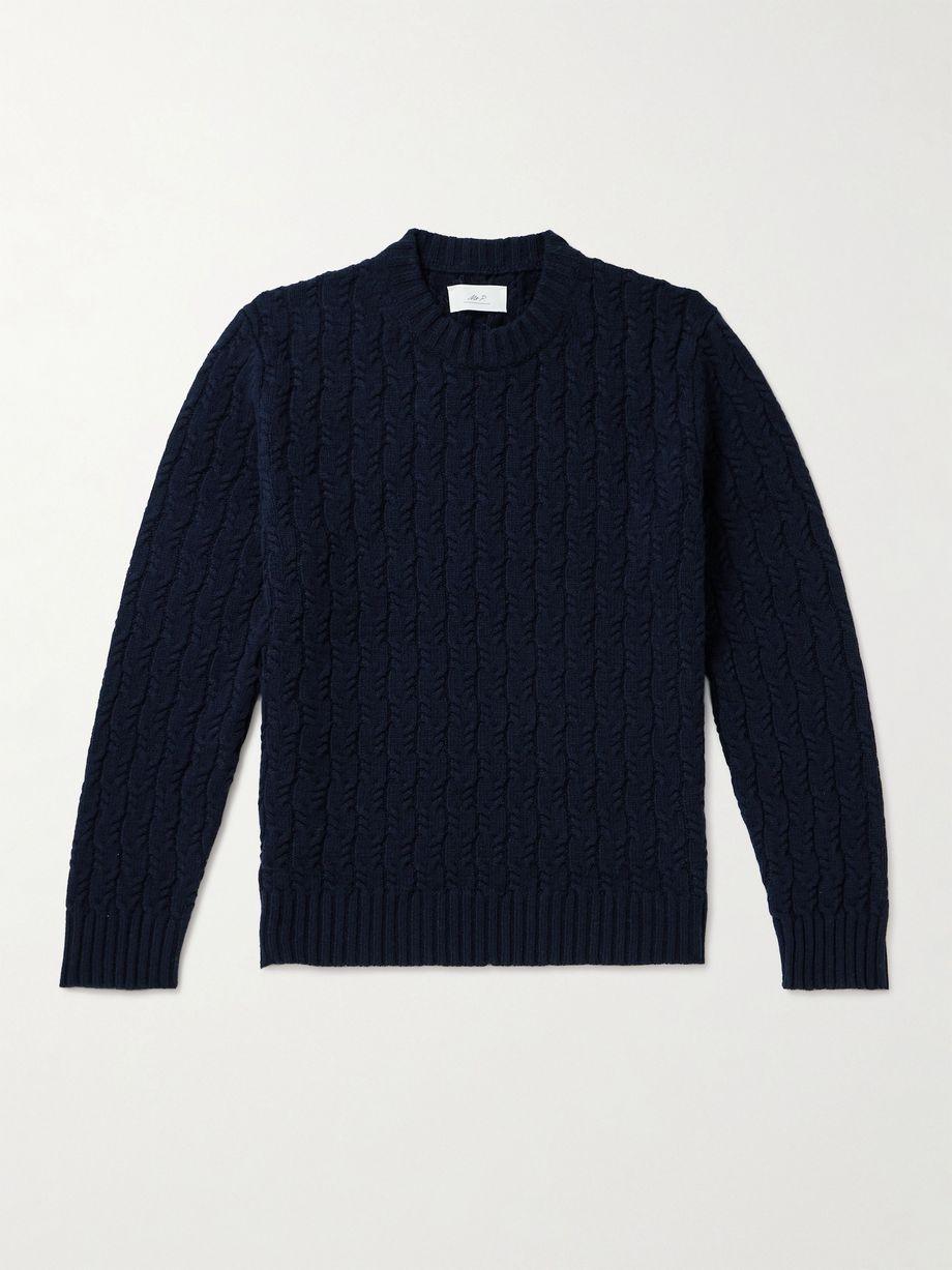 Cable-Knit Wool Sweater by MR P.