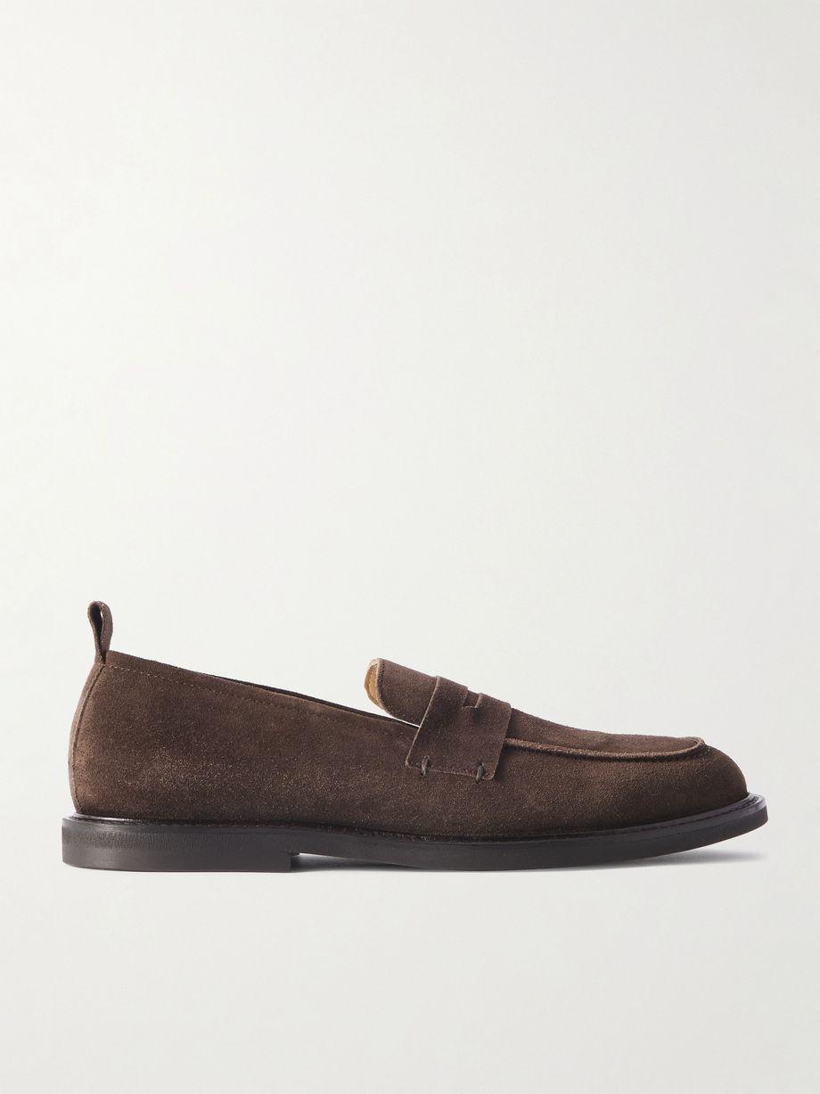 Leo Suede Penny Loafers by MR P.