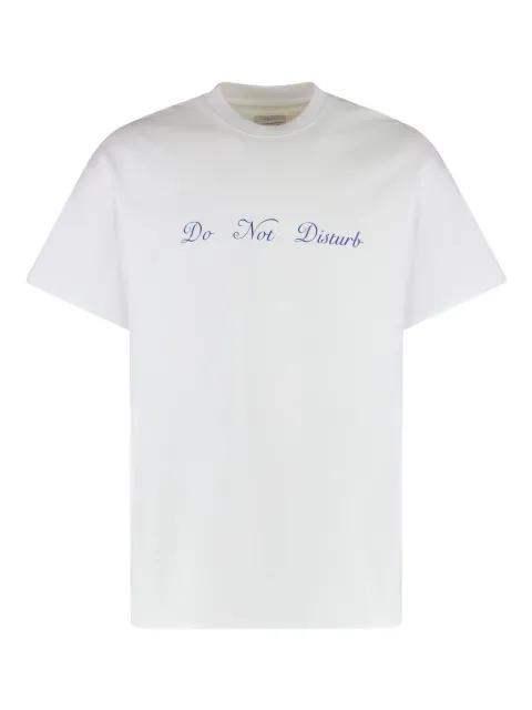 crew-neck print T-shirt by MR. SATURDAY
