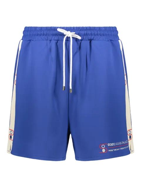 drawstring-waist embroidered shorts by MR. SATURDAY