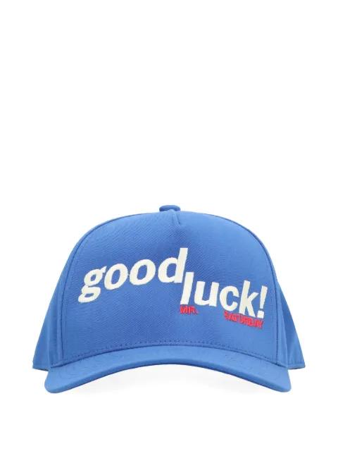embroidered baseball cap by MR. SATURDAY