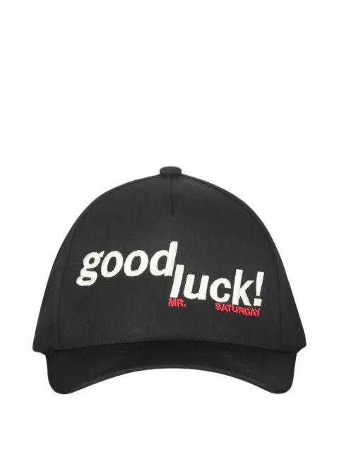 good luck! baseball cap by MR. SATURDAY
