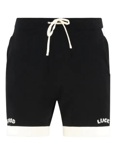 side-slit knitted shorts by MR. SATURDAY