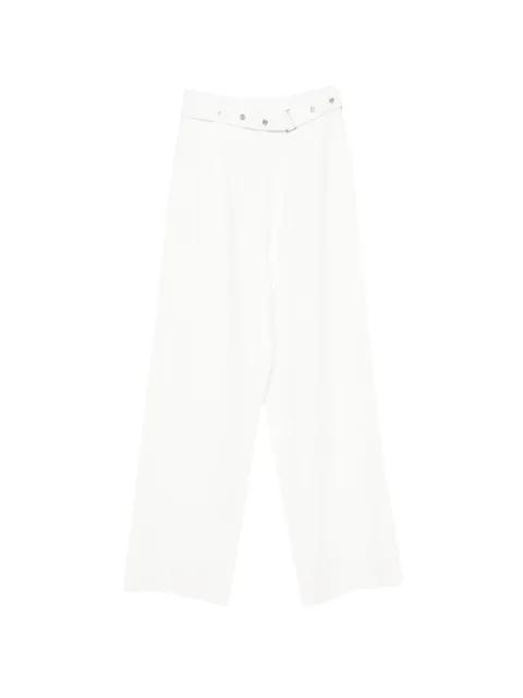 belted wide-leg trousers by MRZ