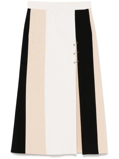 panelled midi skirt by MRZ