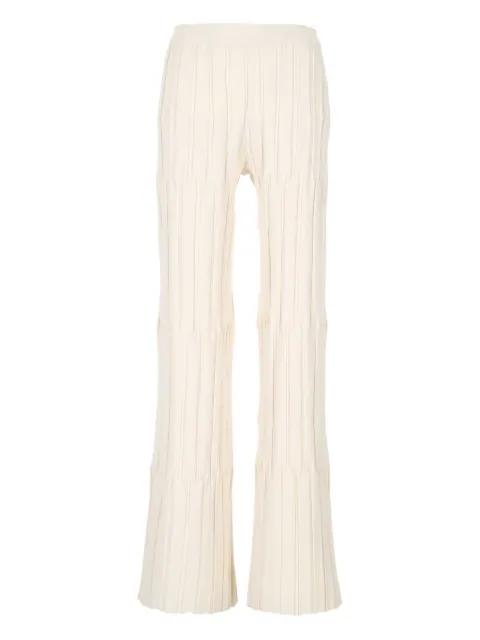 pleated flared trousers by MRZ