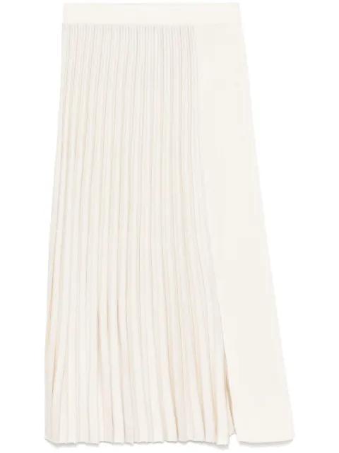 plissé midi skirt by MRZ