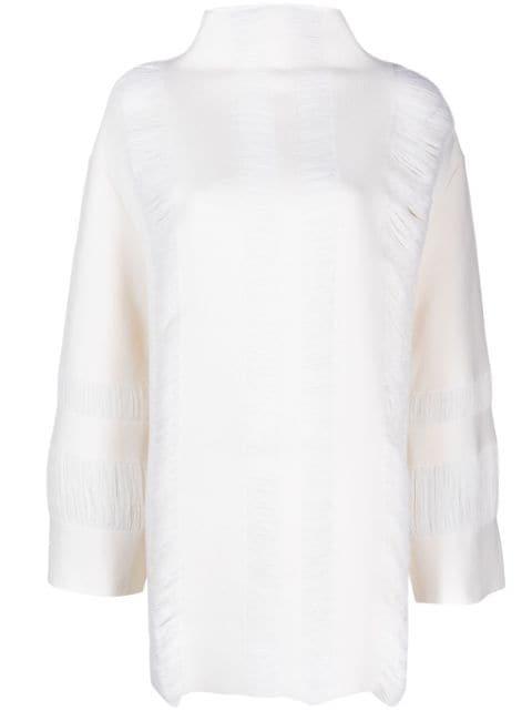 roll neck drop-shoulder jumper by MRZ