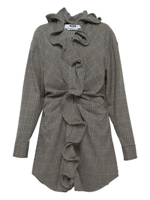 Abito ruffled detailed dress by MSGM