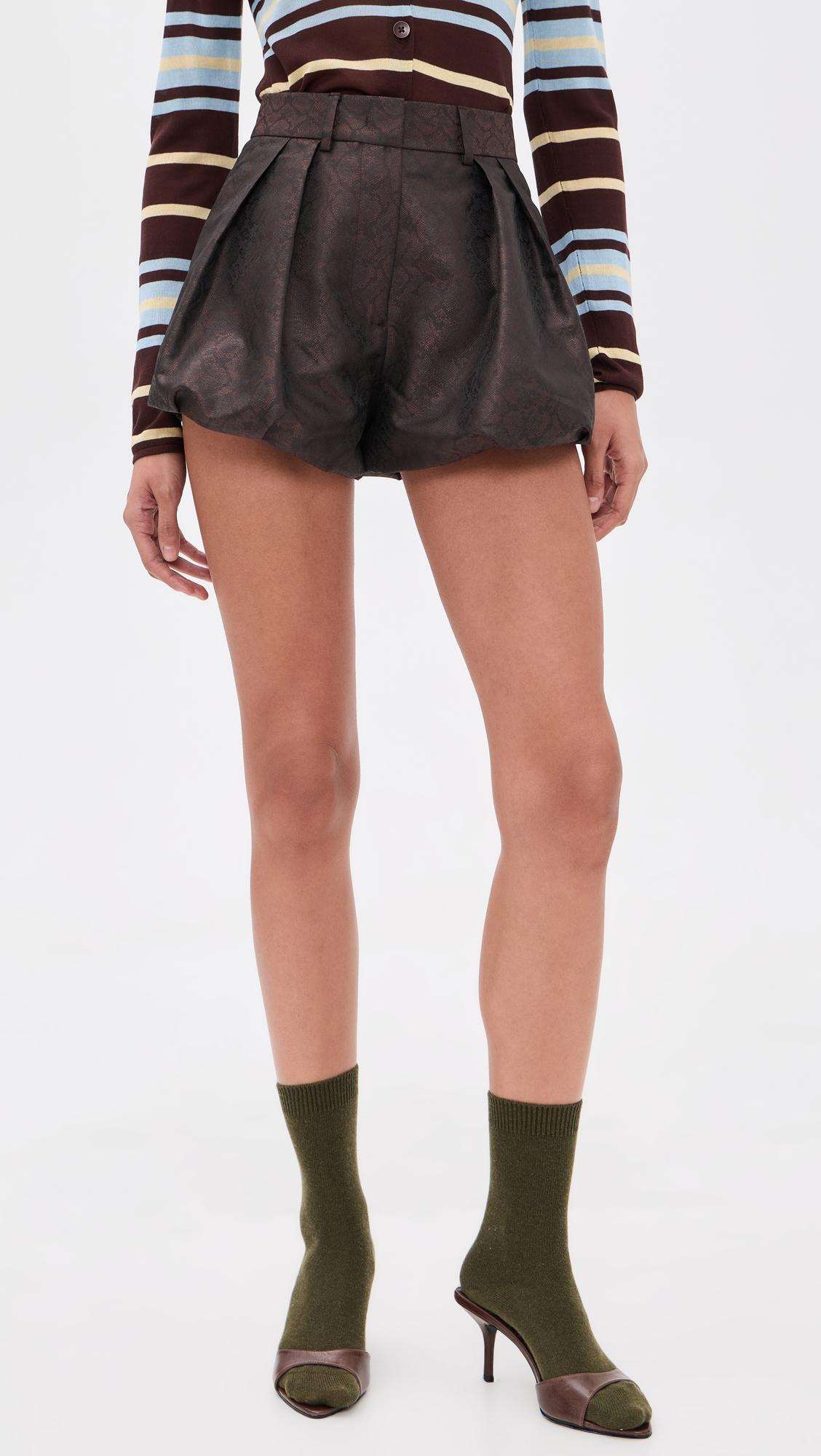 Bubble Mini Shorts by MSGM