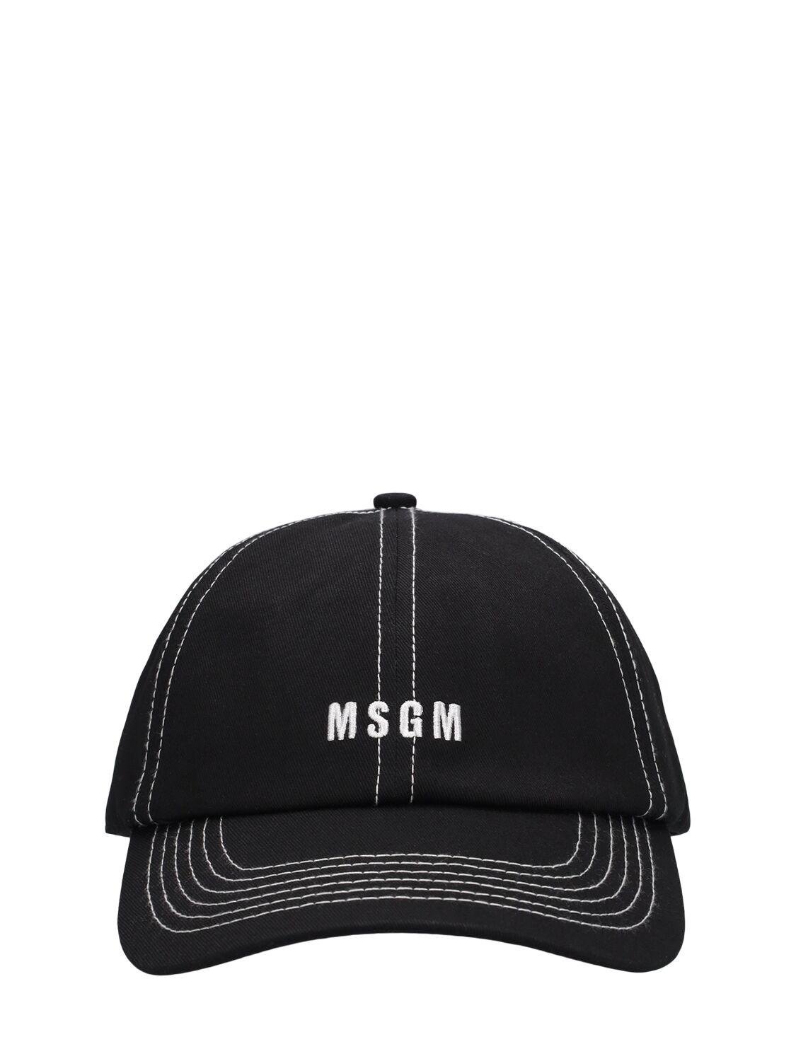 Cotton Baseball Hat by MSGM