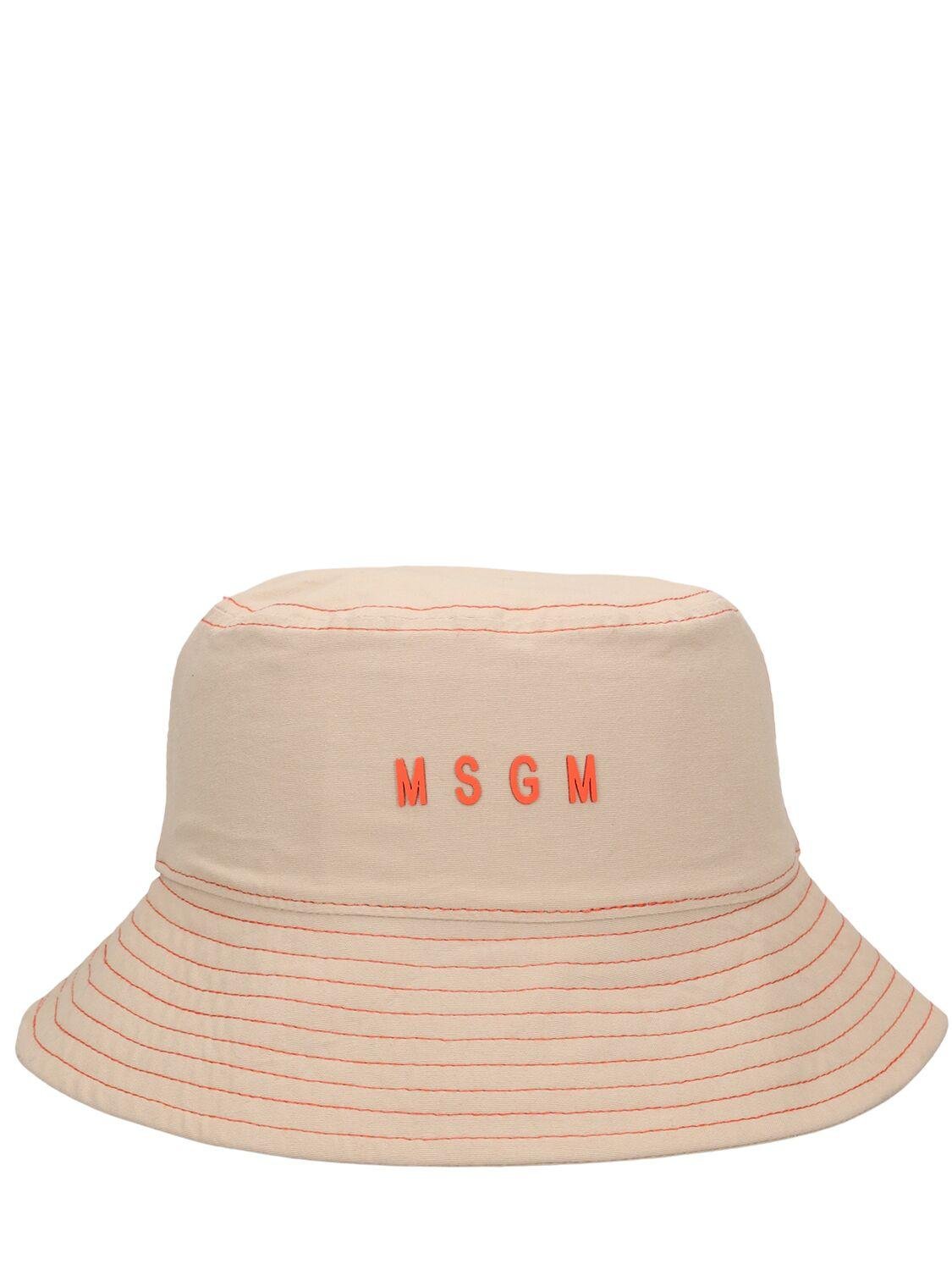 Cotton Bucket Hat by MSGM