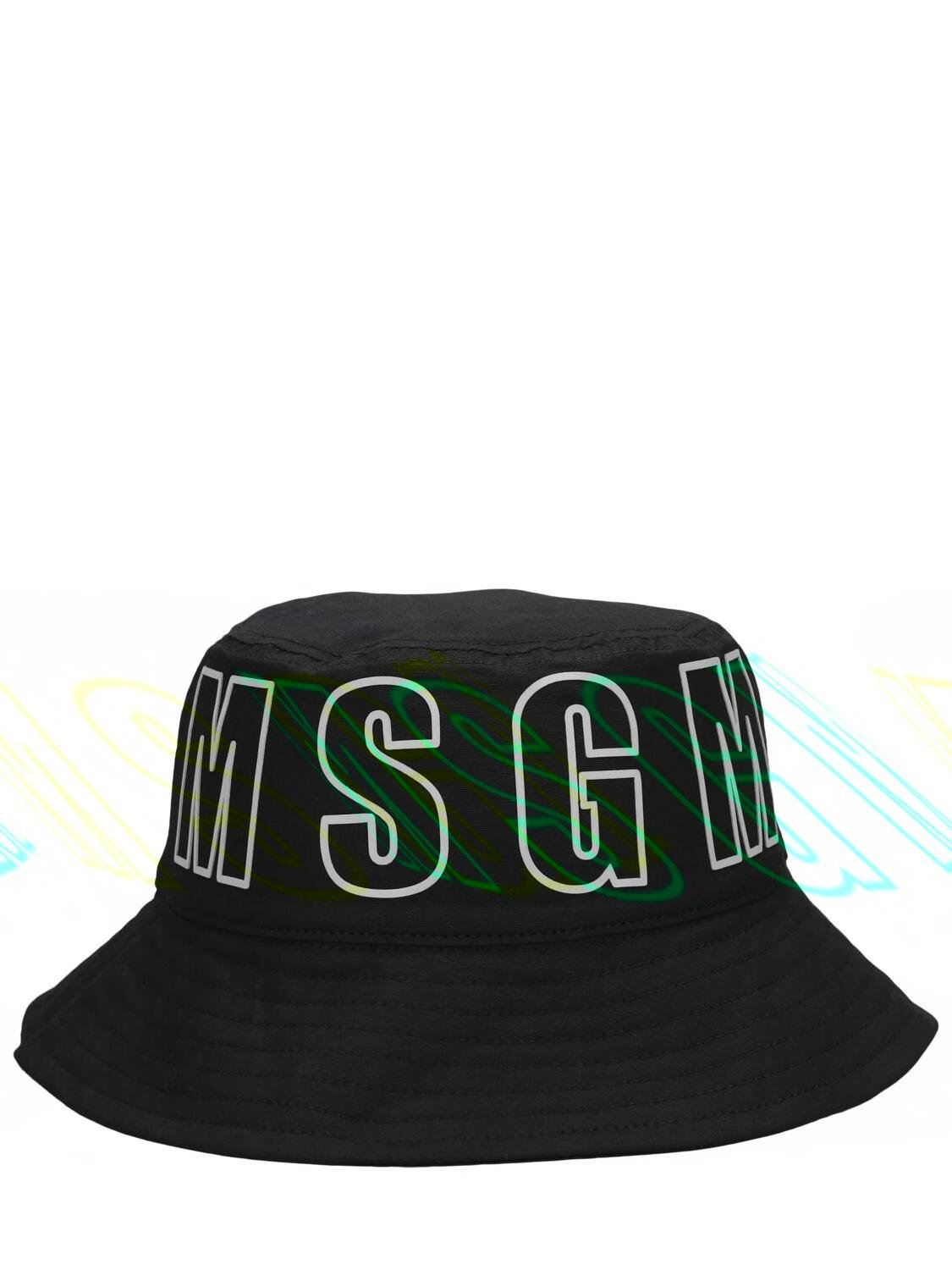 Cotton Bucket Hat by MSGM