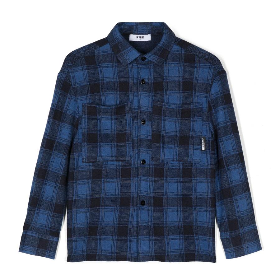 MSGM Boys Tartan-Pattern Shirt by MSGM