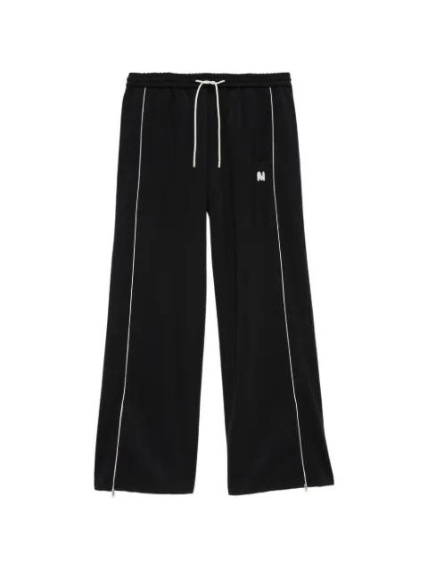 MWAVE-embroidery track pants by MSGM