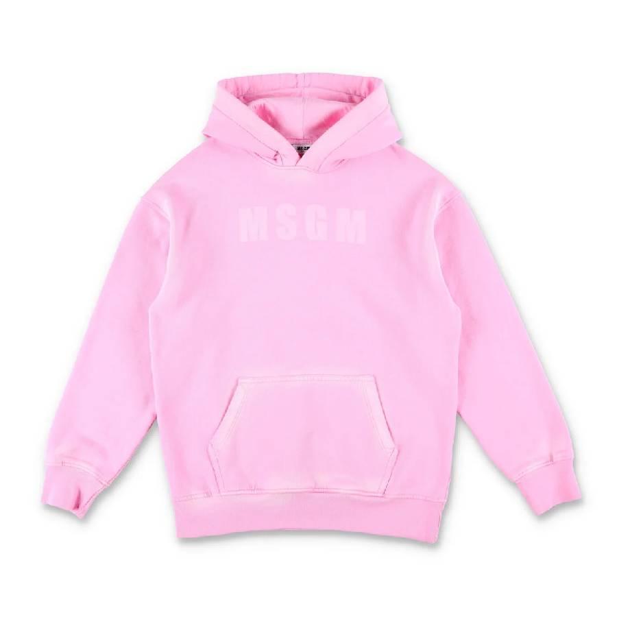 Msgm Classic Hood Cotton Sweatshirt by MSGM