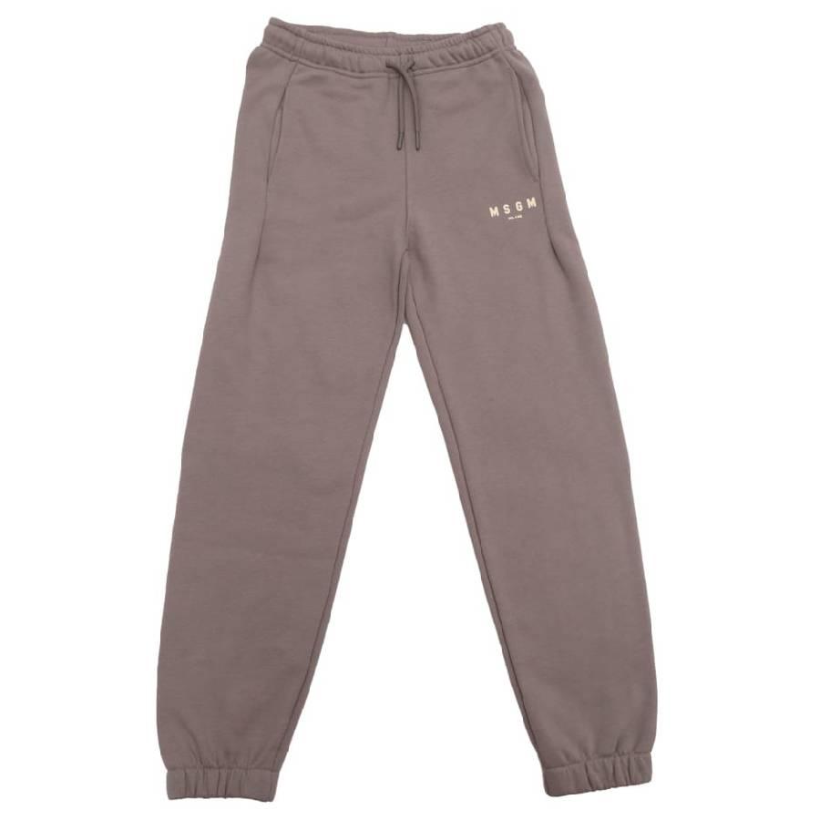 Msgm Logo Print Cotton Sweat Pants by MSGM