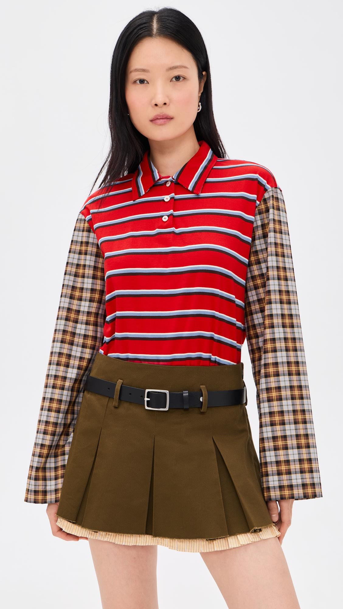 Stripe Long Sleeve Top by MSGM