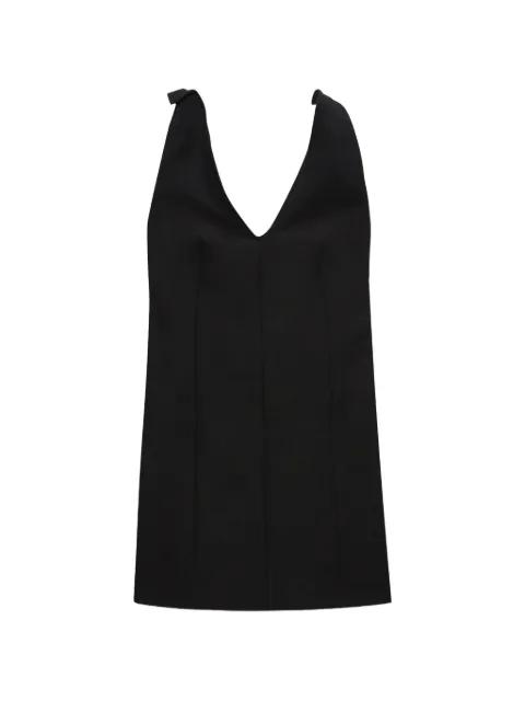 V-neck sleeveless mini dress by MSGM